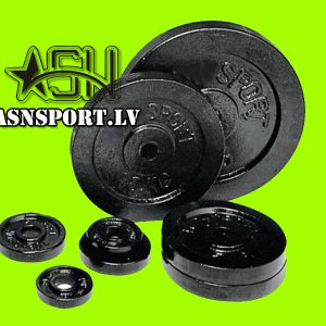 Svaru diski metāla 1.25kg (stienim ar ø30mm)