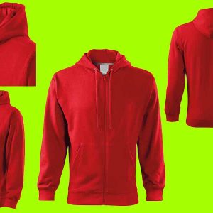 Sporta jaka ar kapuci un rāvējslēdzēju (džemperis ar kapuci) Asnsport