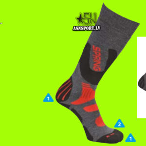 Sporta vilnas termo garās zeķes