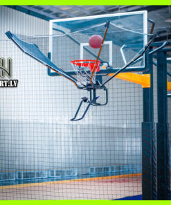 Basketbola bumbas metiena treniņa un bumbas atgriešanas sistēma Asnsport