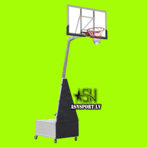 Pārvietojams regulējams strītbola basketbola grozs Asnsport 3x3 ar projekciju 69cm